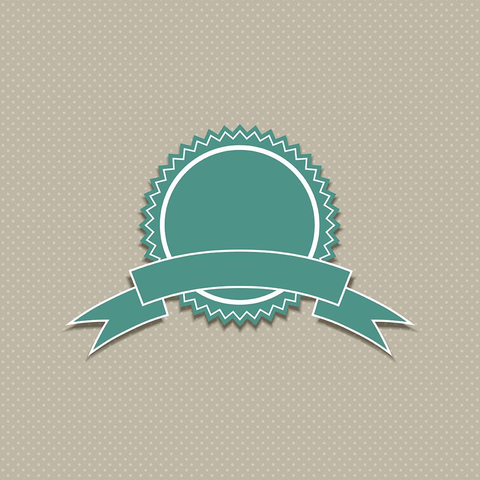 Retro background with quality badge 233720 Vector Art at Vecteezy