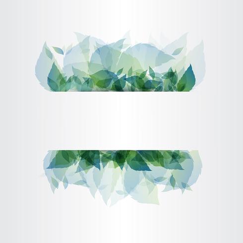 Abstract leaf background  vector