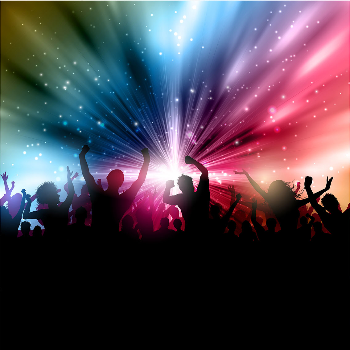 Party crowd background 233778 Vector Art at Vecteezy