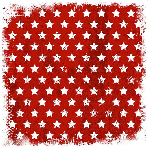 Grunge stars background vector