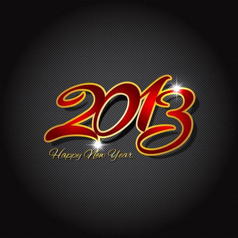 Happy new year on carbon fibre  vector