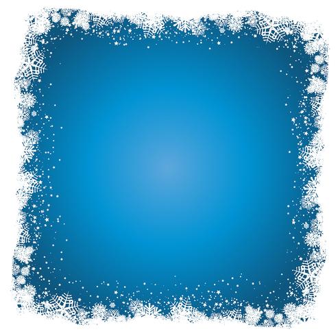 Christmas snowflake background vector