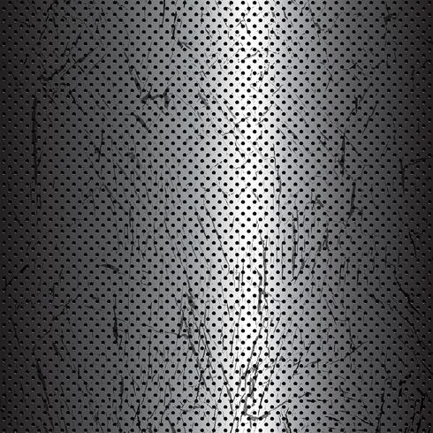 Scratched metal texture background vector