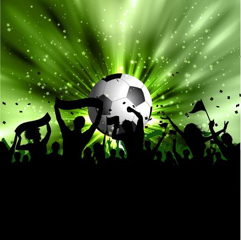 Football crowd vector