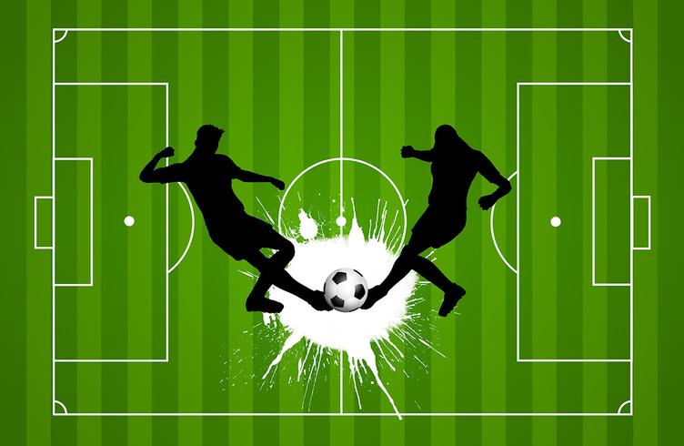 Football or soccer background vector