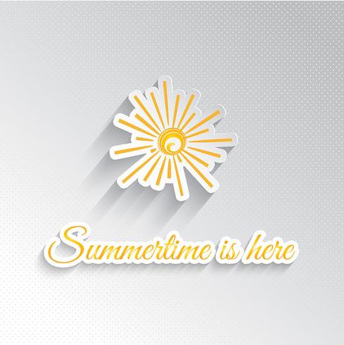 Summer background vector