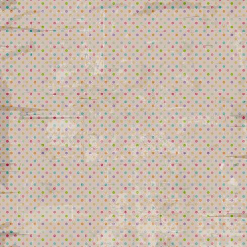 vintage polka dot background  vector