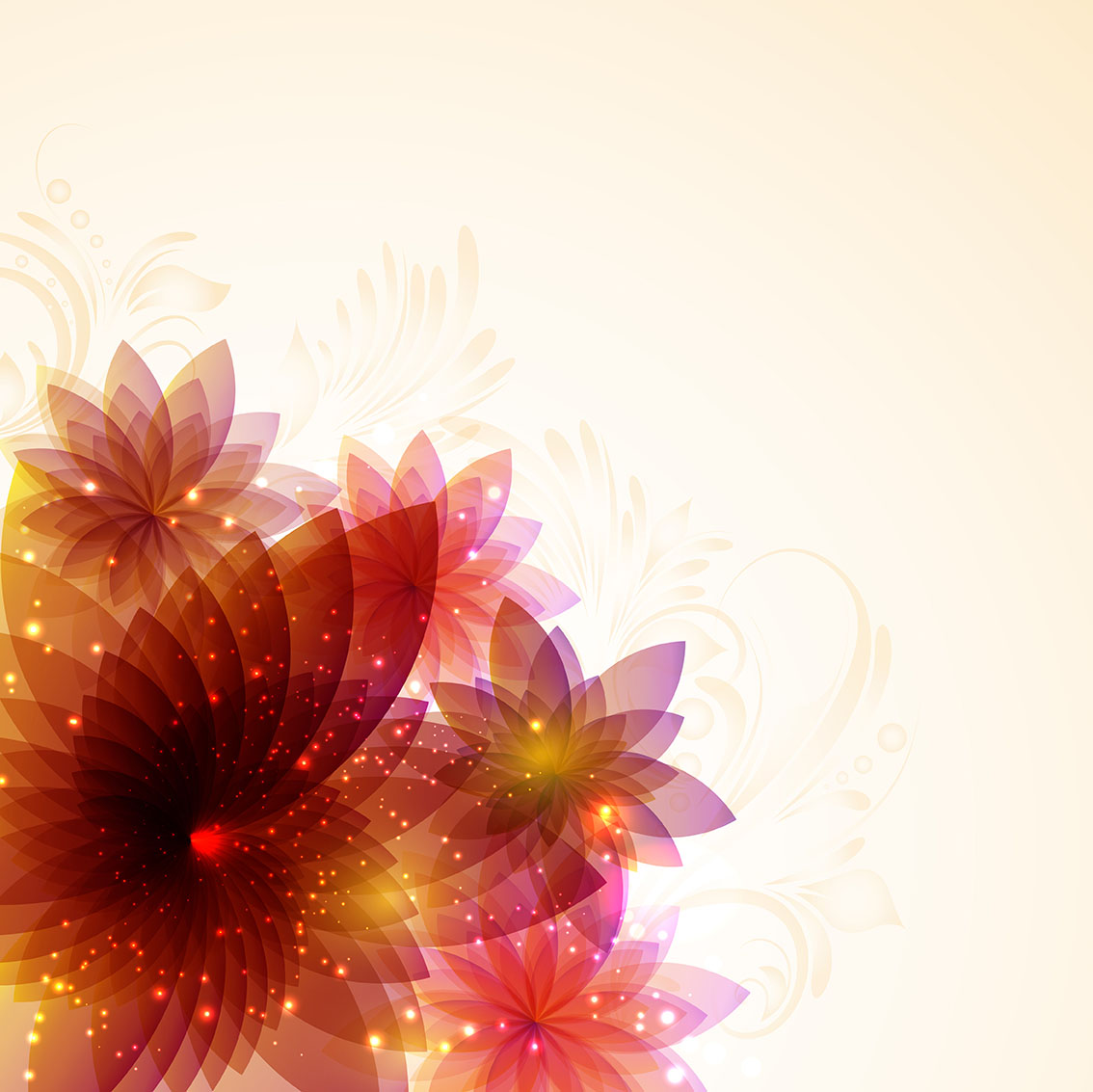 Abstract floral design 234076 Vector Art at Vecteezy