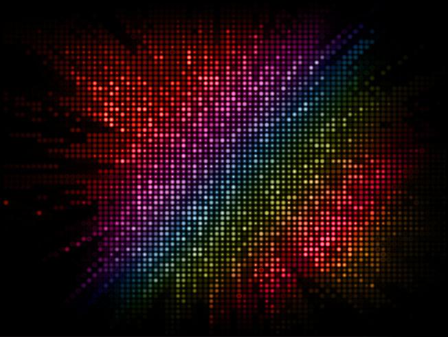 Disco lights vector