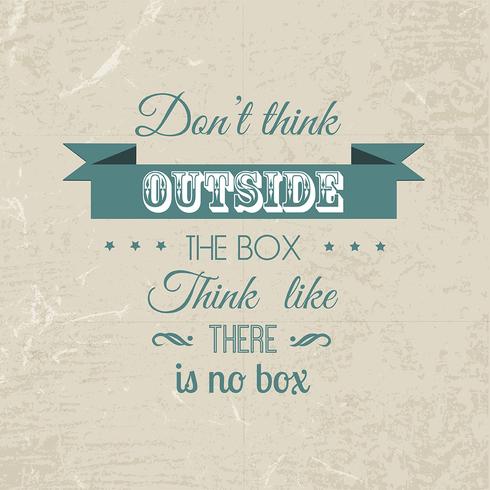 Inspirational quote background vector