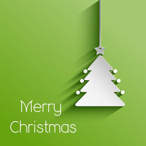 Christmas tree background  vector