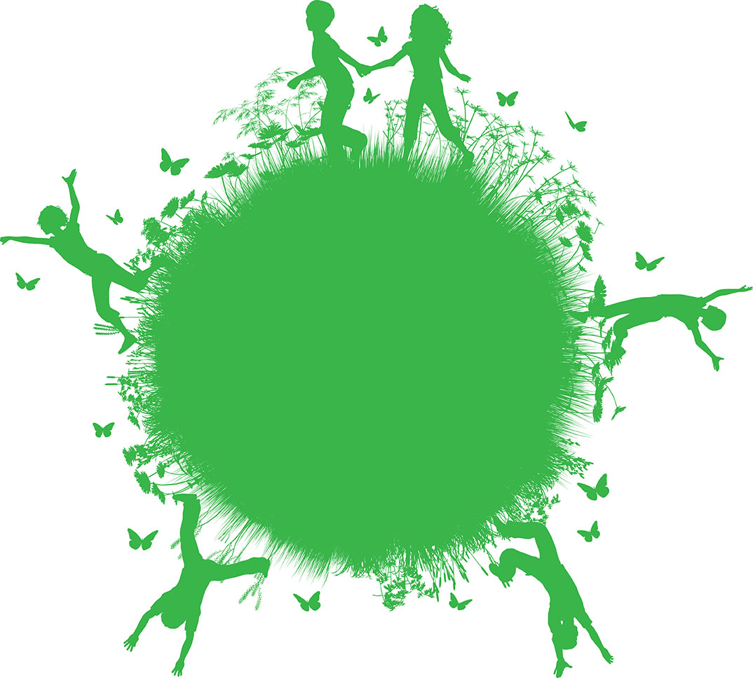 Children and nature background 234190 Vector Art at Vecteezy