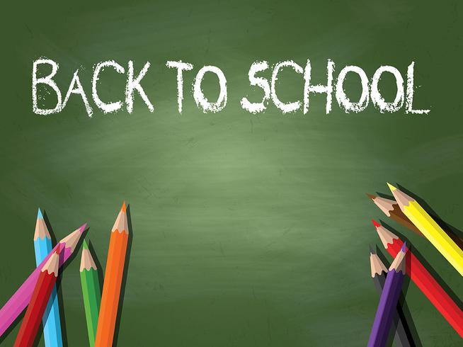 Back to school background vector