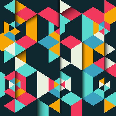 Abstract geometric background vector