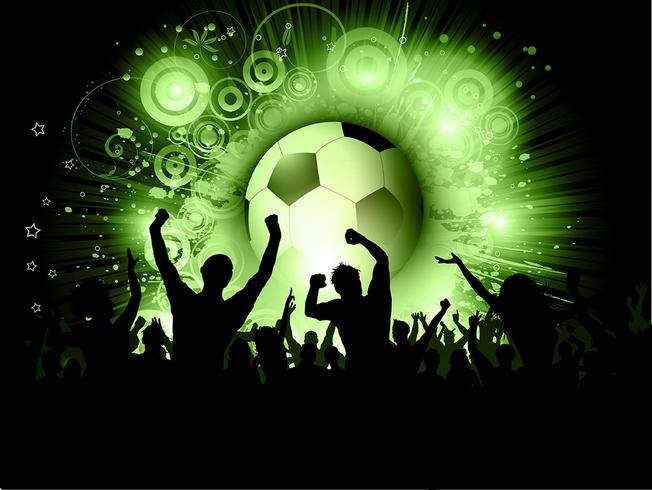 Football crowd  vector