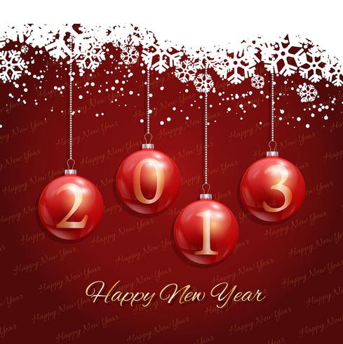 New year background vector