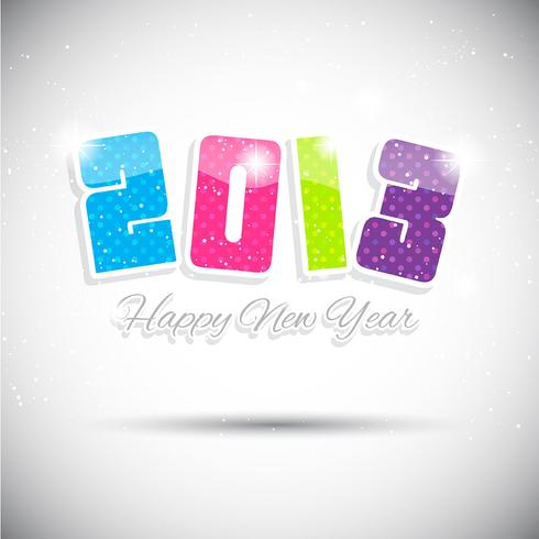 Happy New Year background vector