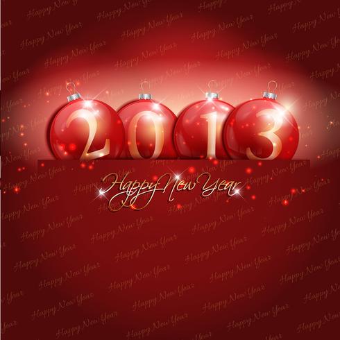 Happy New Year background vector