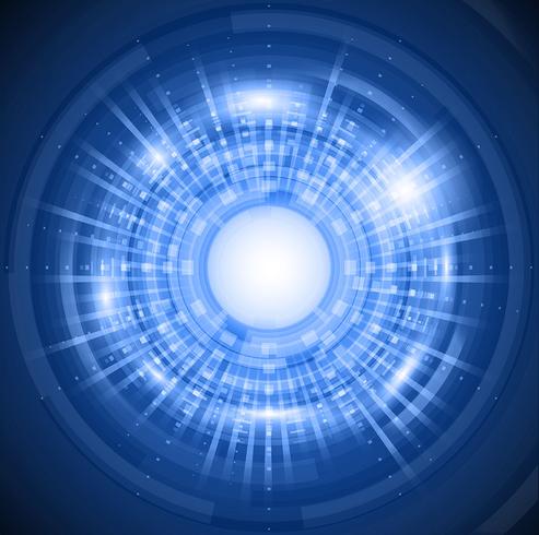 Abstract circular background vector