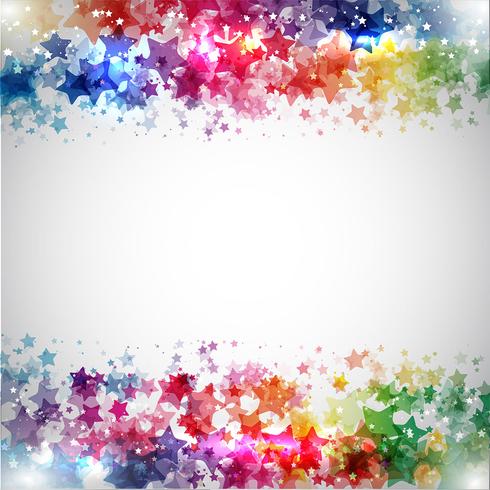 Starry background vector