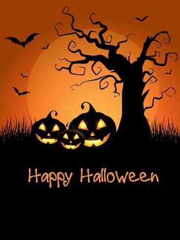 Halloween background vector
