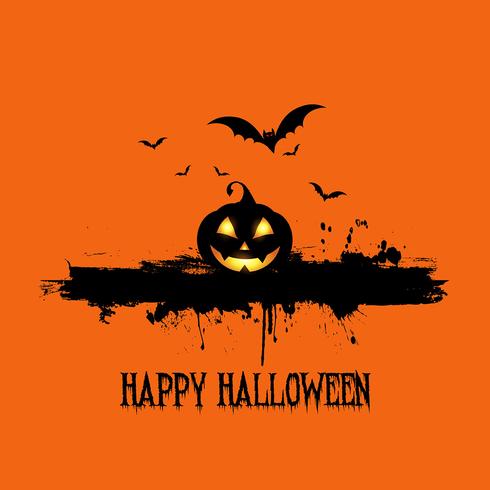 Grunge halloween background  vector