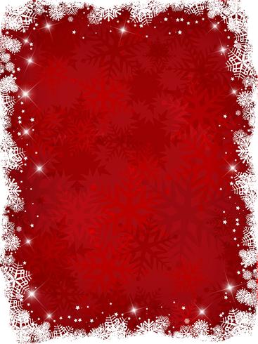 Christmas snowflake background vector