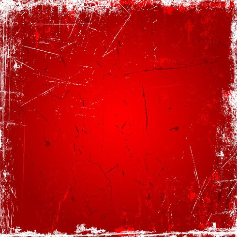 Red grunge background  vector