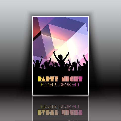 Party flyer vector