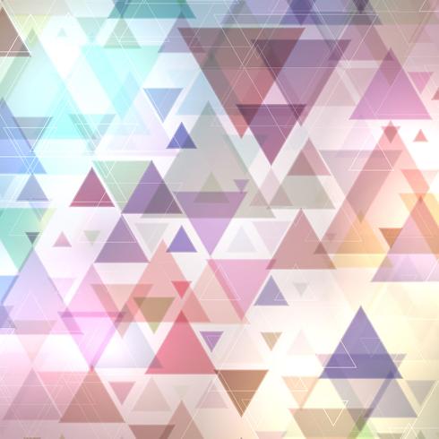 Abstract triangles background vector