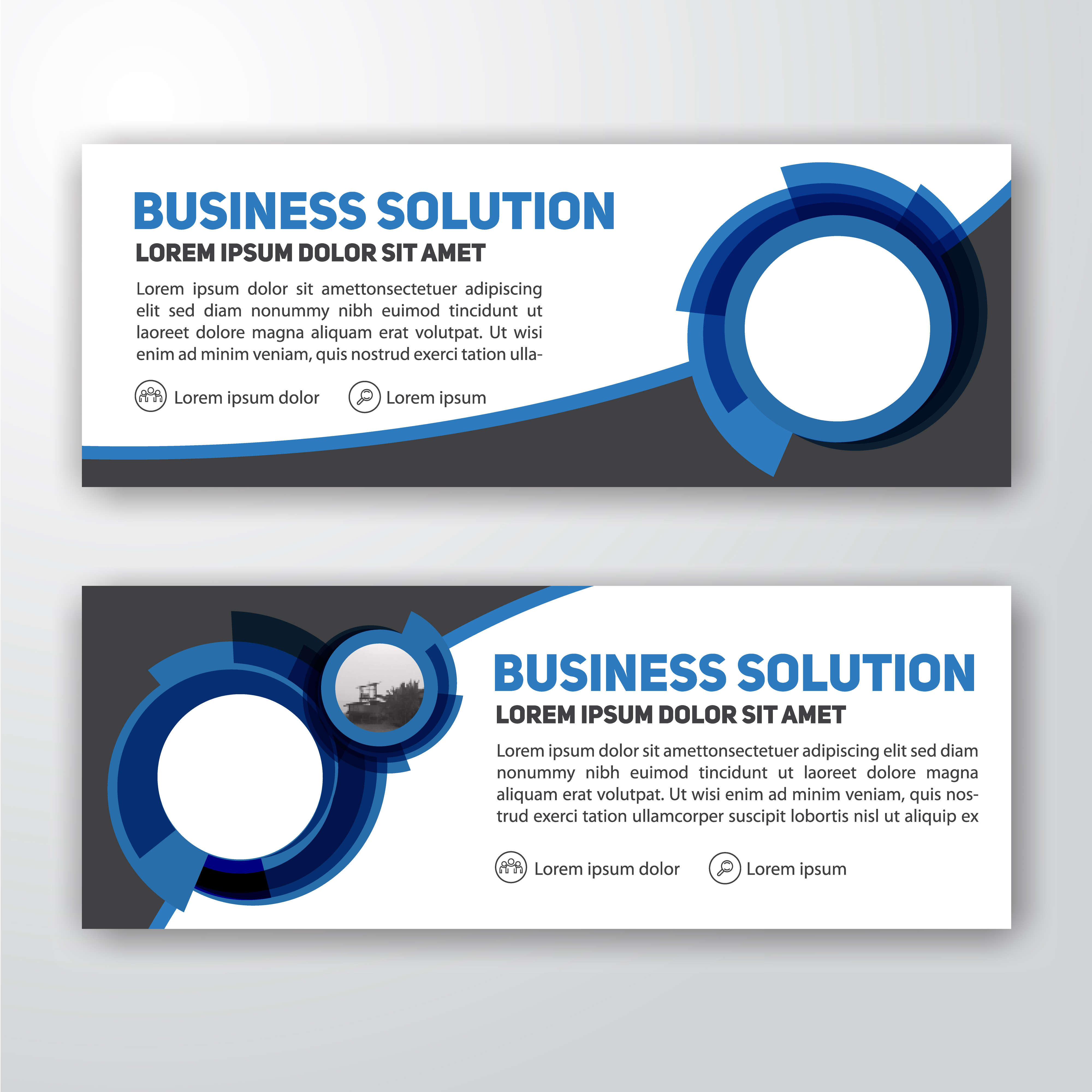 Modern corporate banner background design 234724 Vector Art at Vecteezy