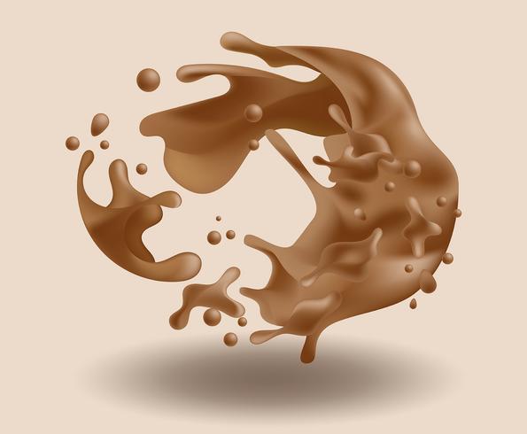 Realistic Liquid Splash vector