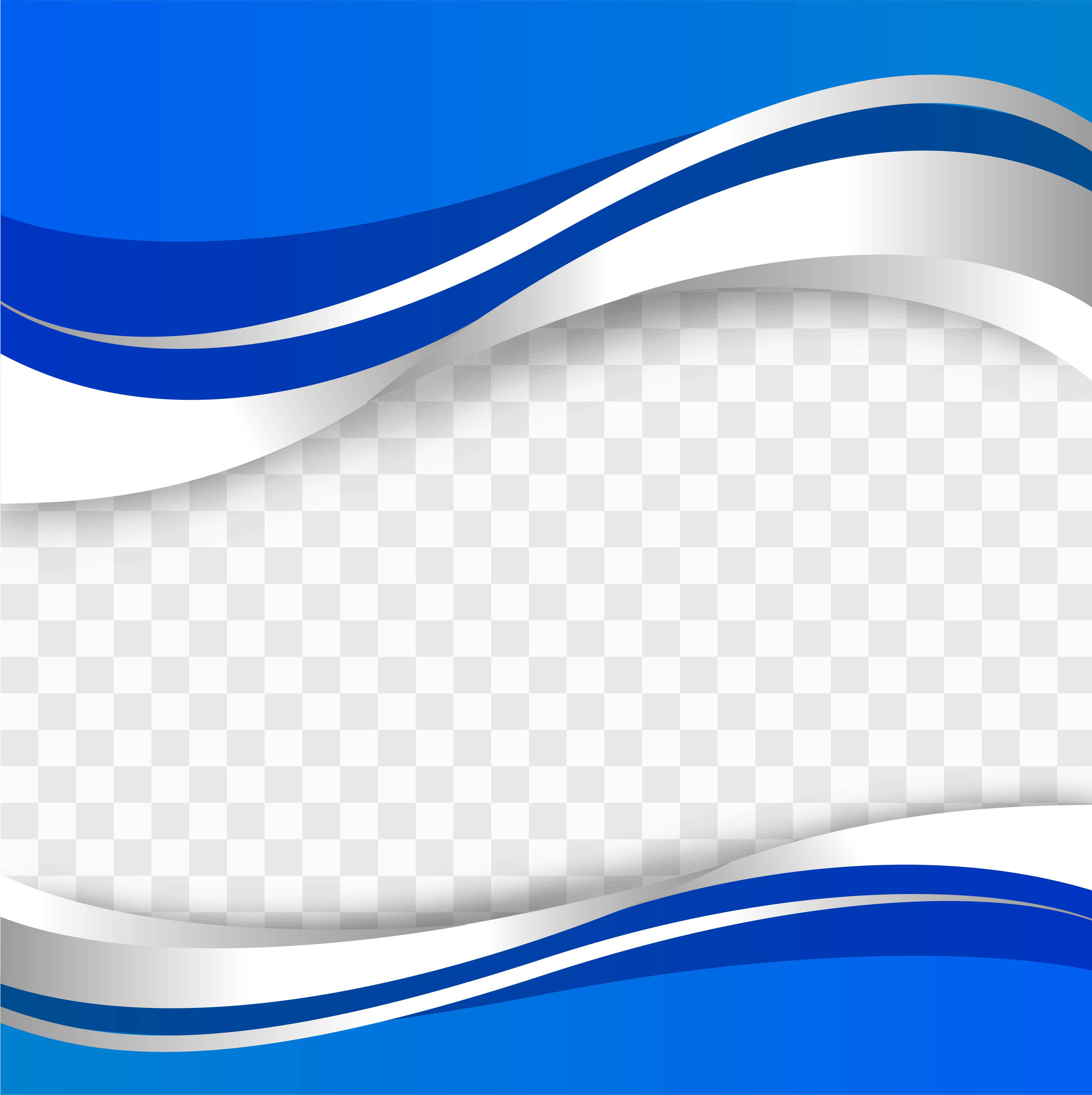 Abstract stylish elegant blue  wave background vector  