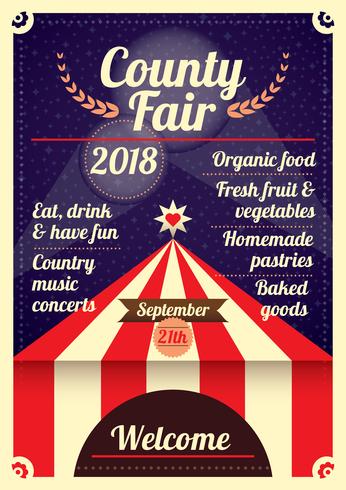 County fair vector