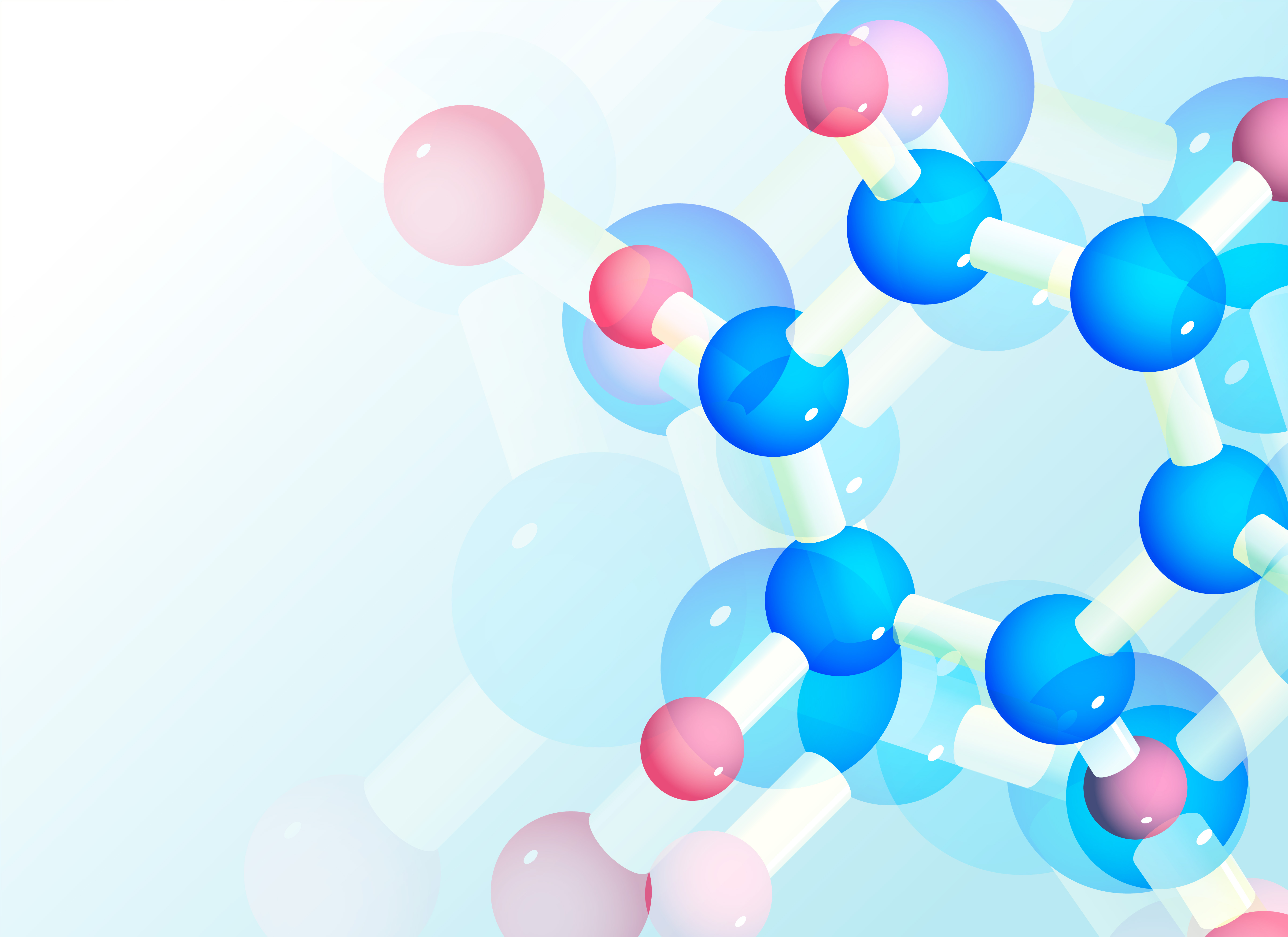 abstract molecules background for science or healthcare medical Download Free Vector Art