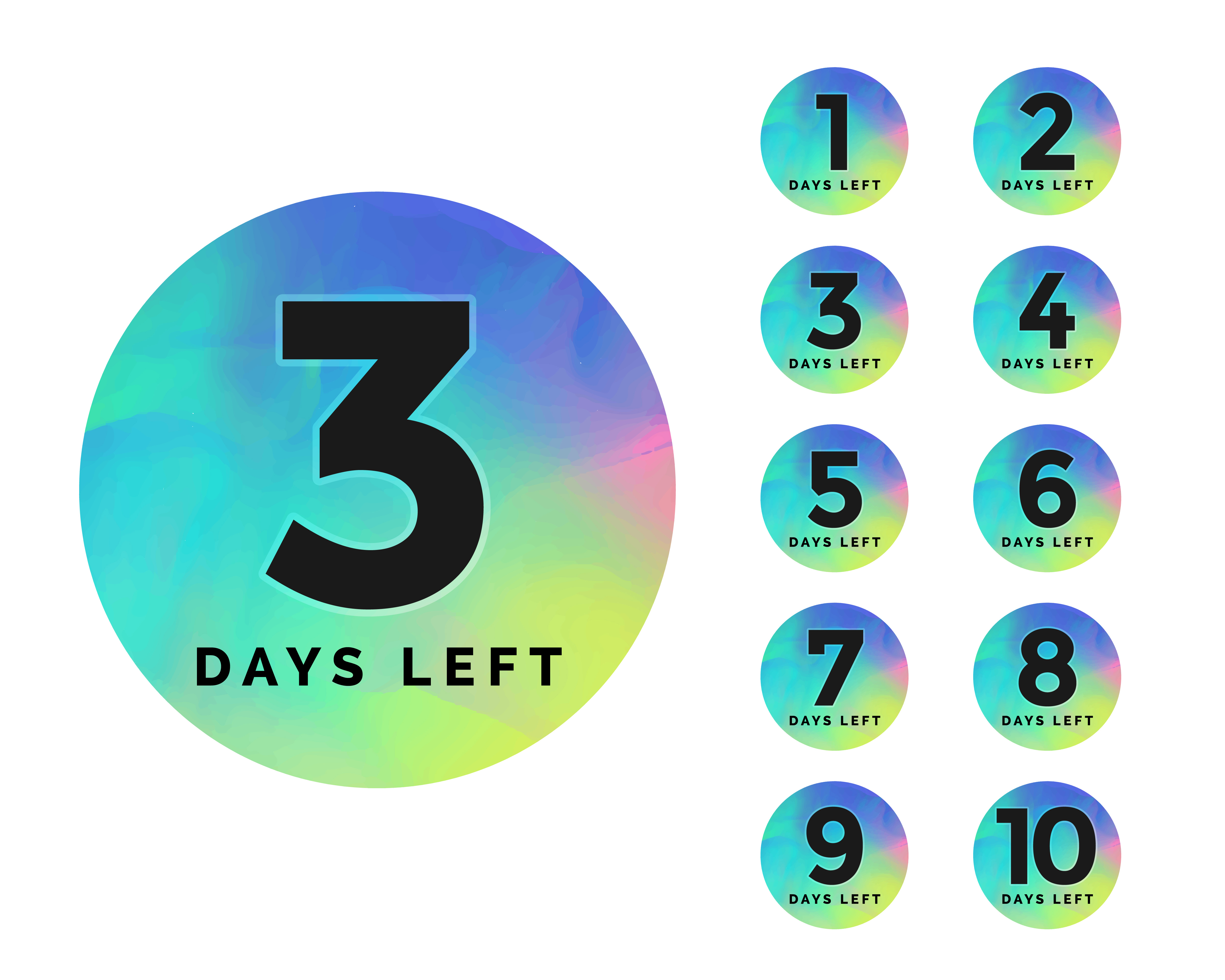 6 days left. Элегантные числа. 1 day left. 12 days left smd design. 5 days left.