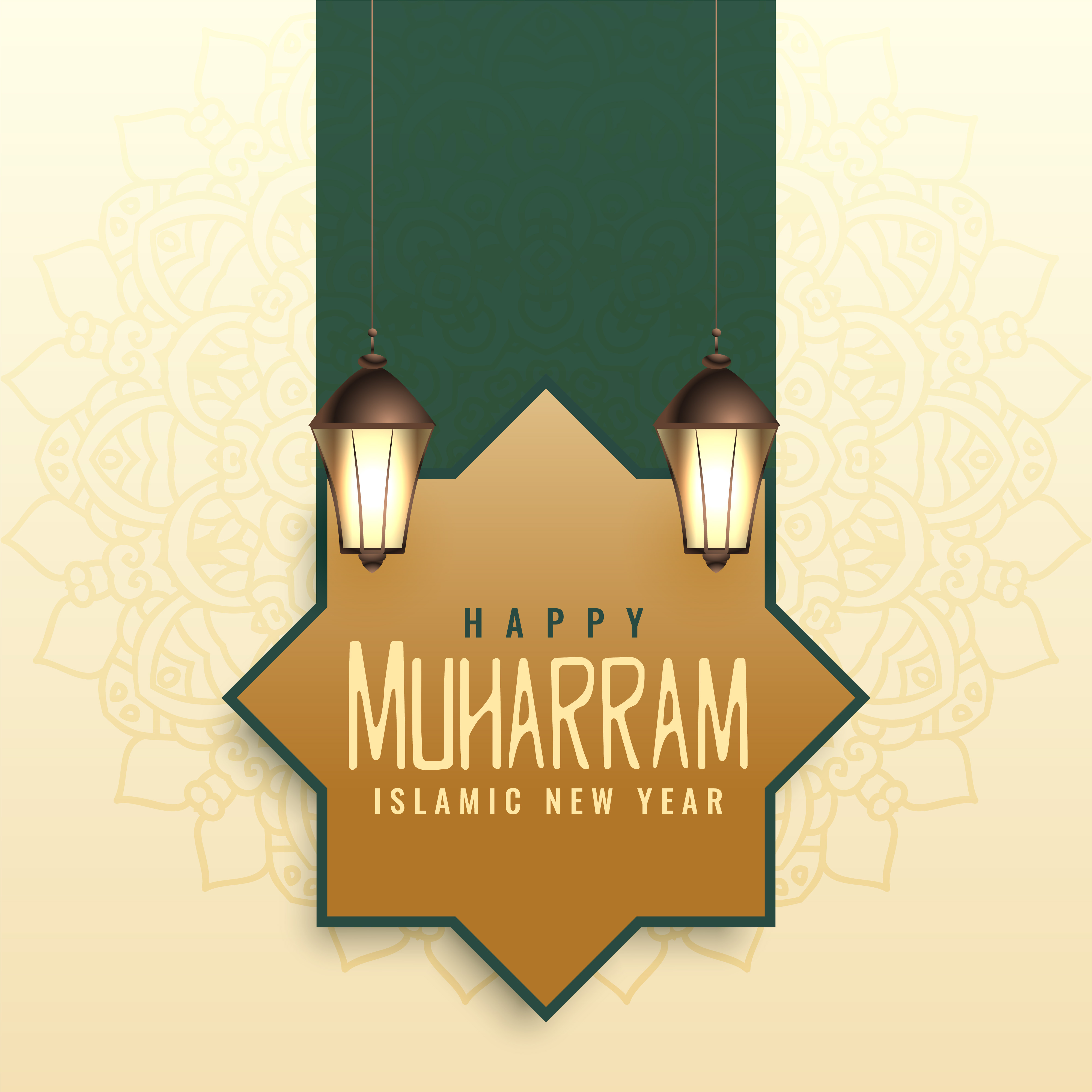 muharram day design for islamic new year Download Free Vector Art