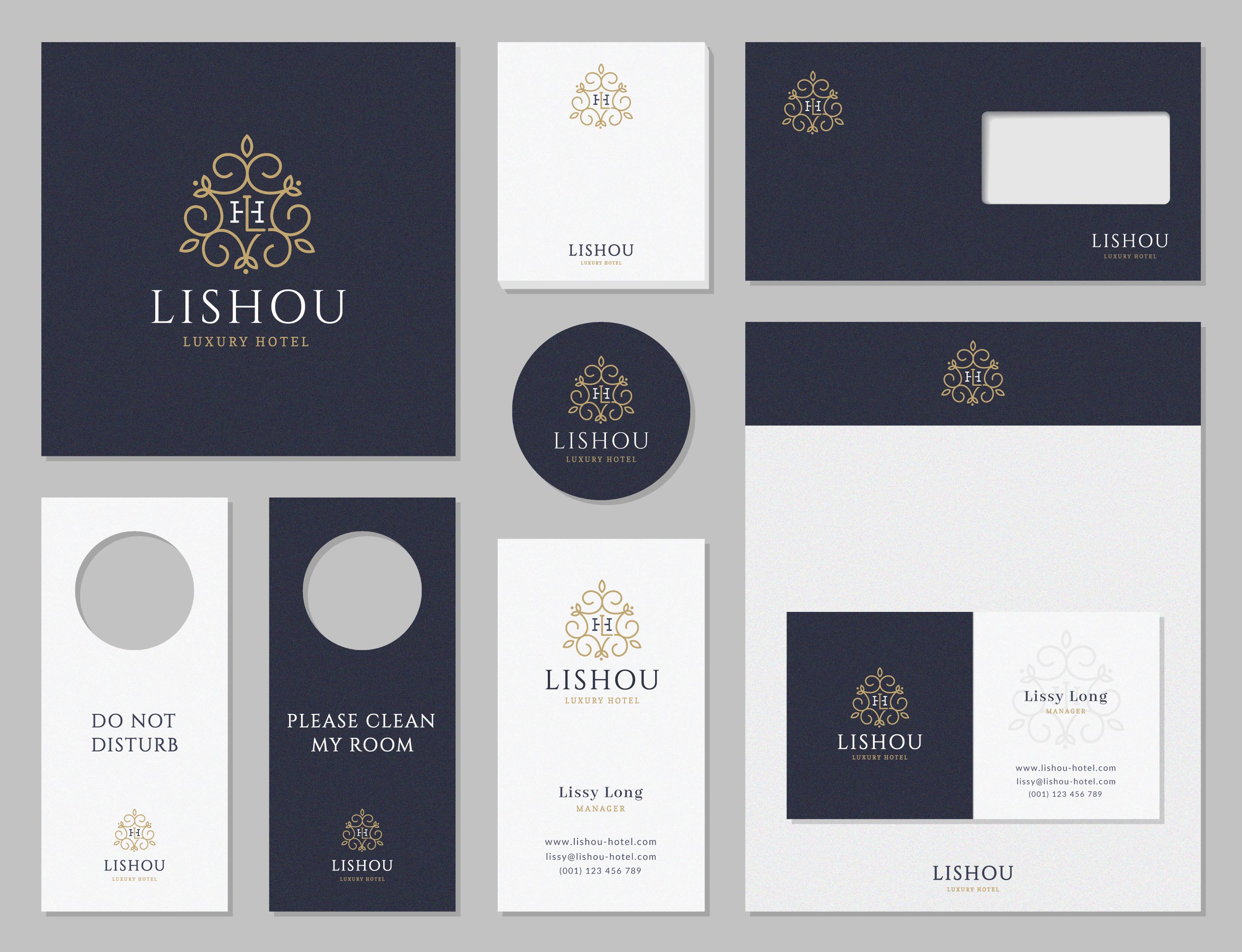 Flourish Luxury Hotel Corporate Identity 235841 Vector Art at Vecteezy