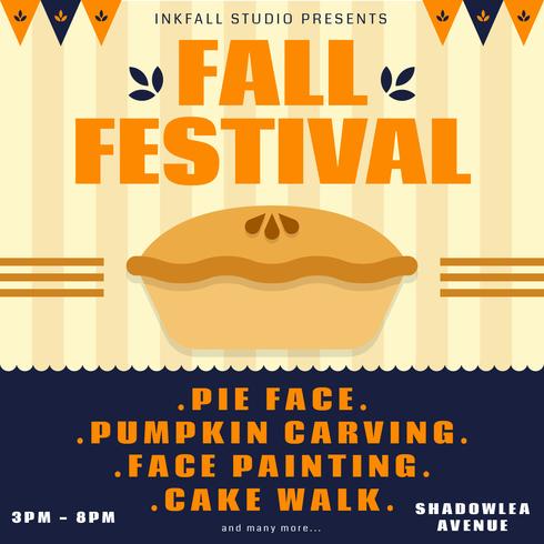 Funky Fall Festival Vectors