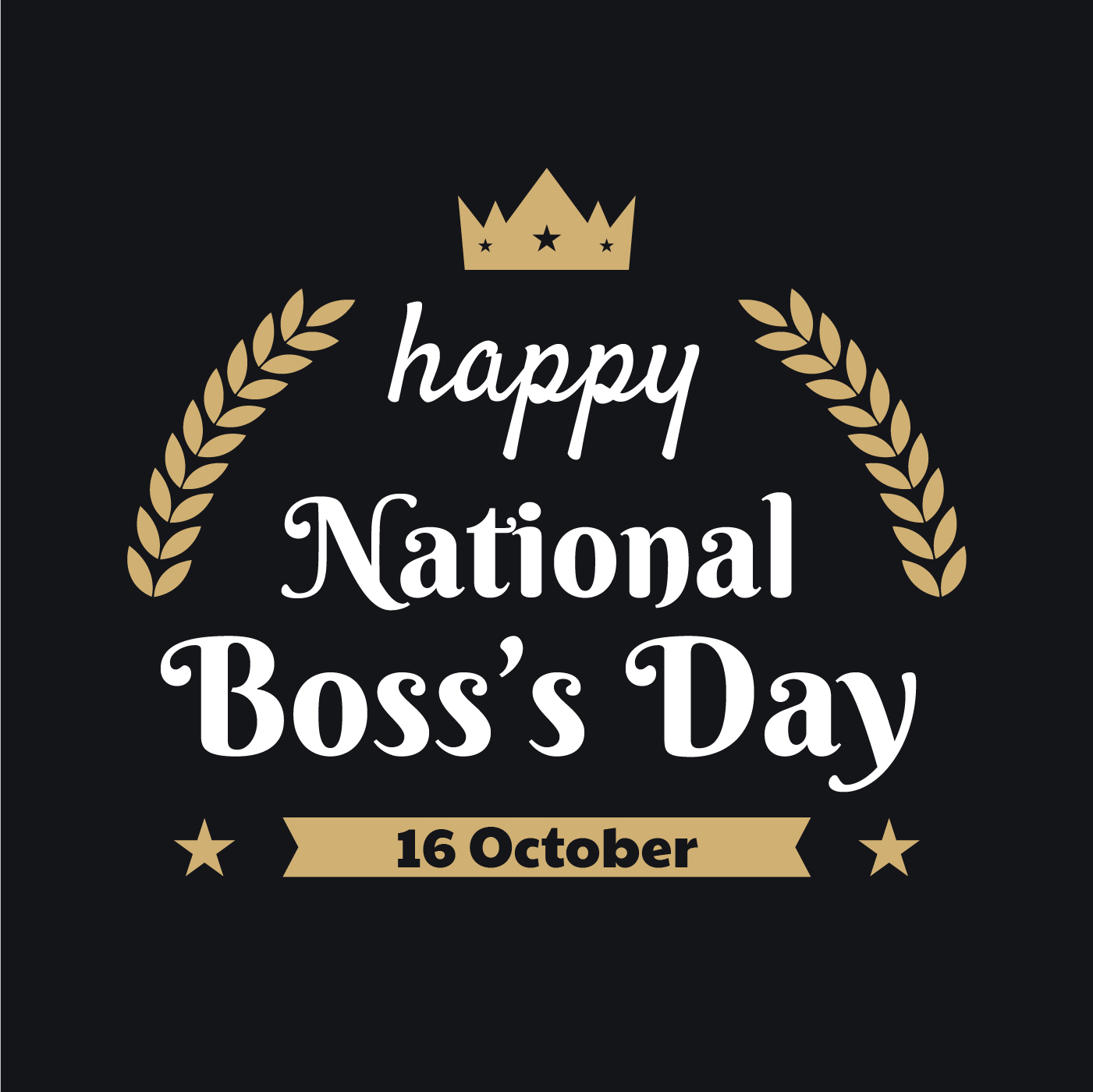 Happy National Boss Day 236096 Vector Art at Vecteezy