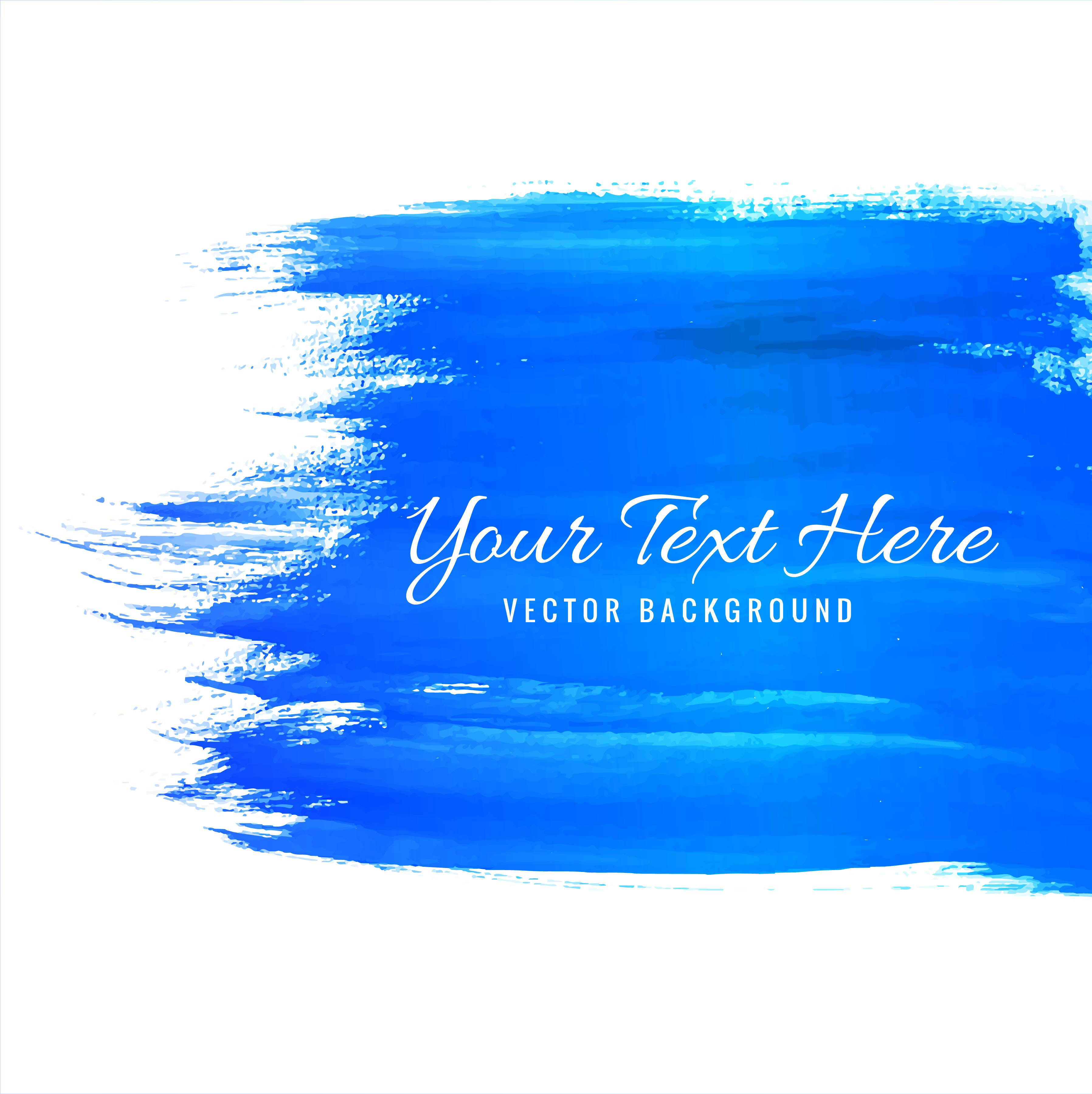 Download Modern blue watercolor stroke background vector - Download Free Vectors, Clipart Graphics ...