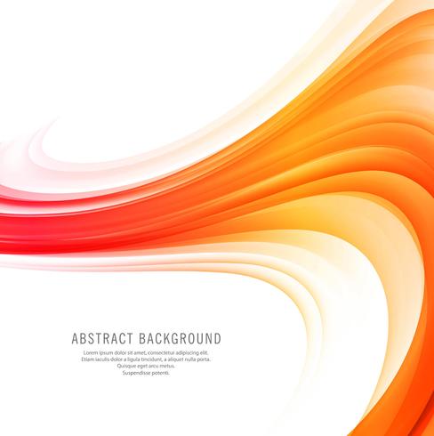 Abstract colorful stylish business wave background vector