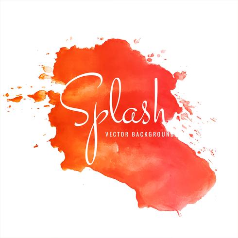 abstract hand drawn watercolor splash background vector