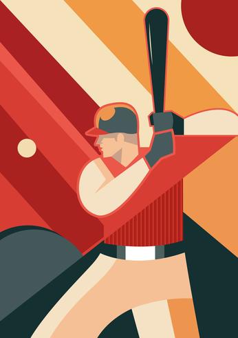 Play At Baseball Park vector