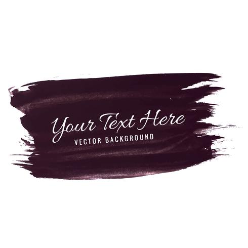 Modern dark watercolor strokes background vector