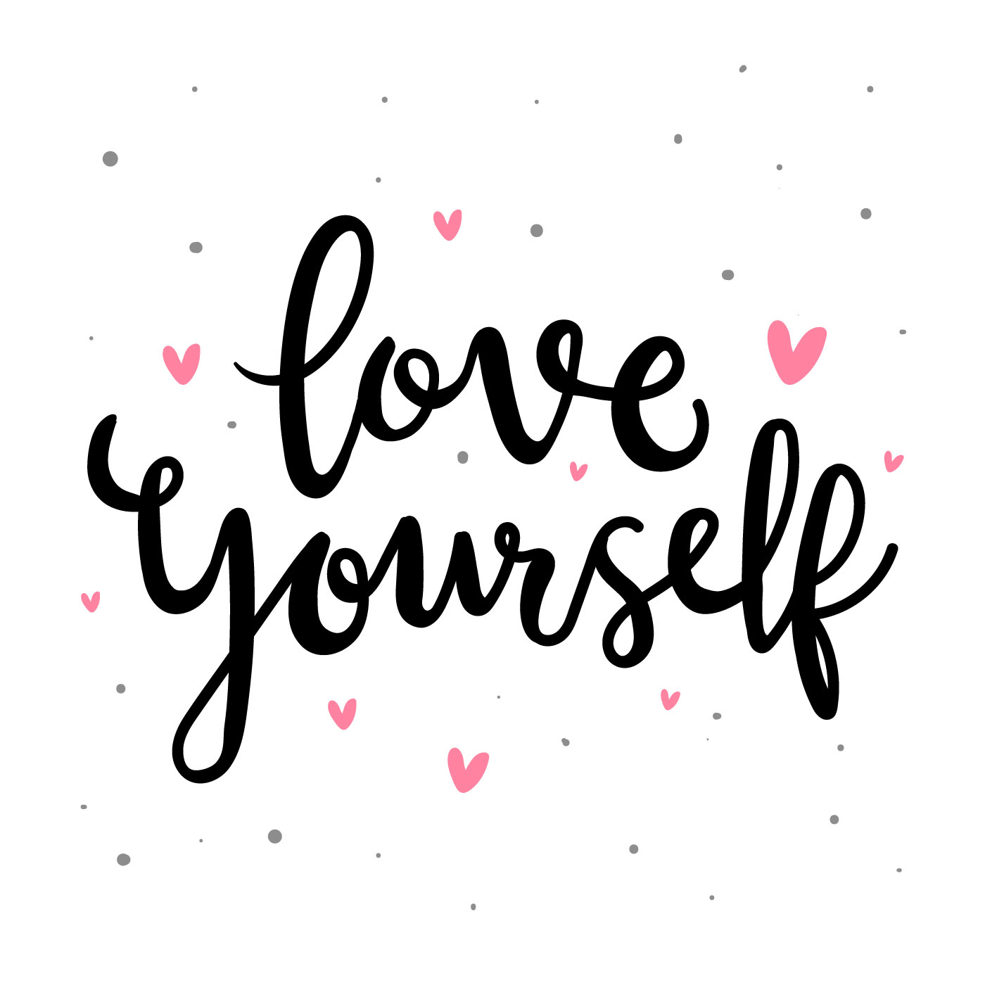 Download Love Yourself Typography 236340 - Download Free Vectors ...