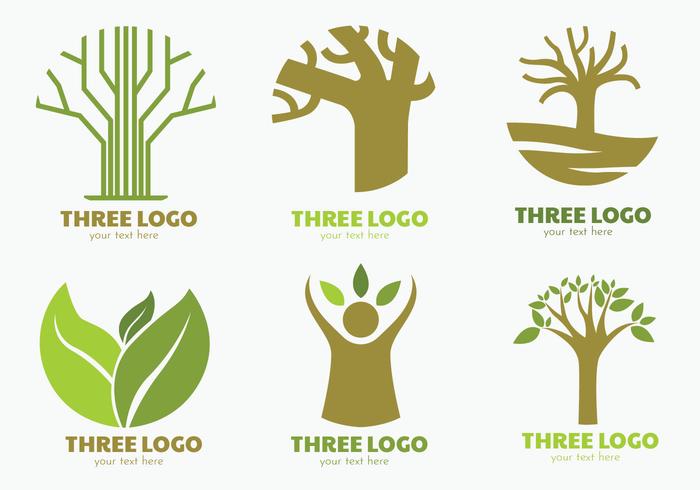 Árbol Logo Vector Pack