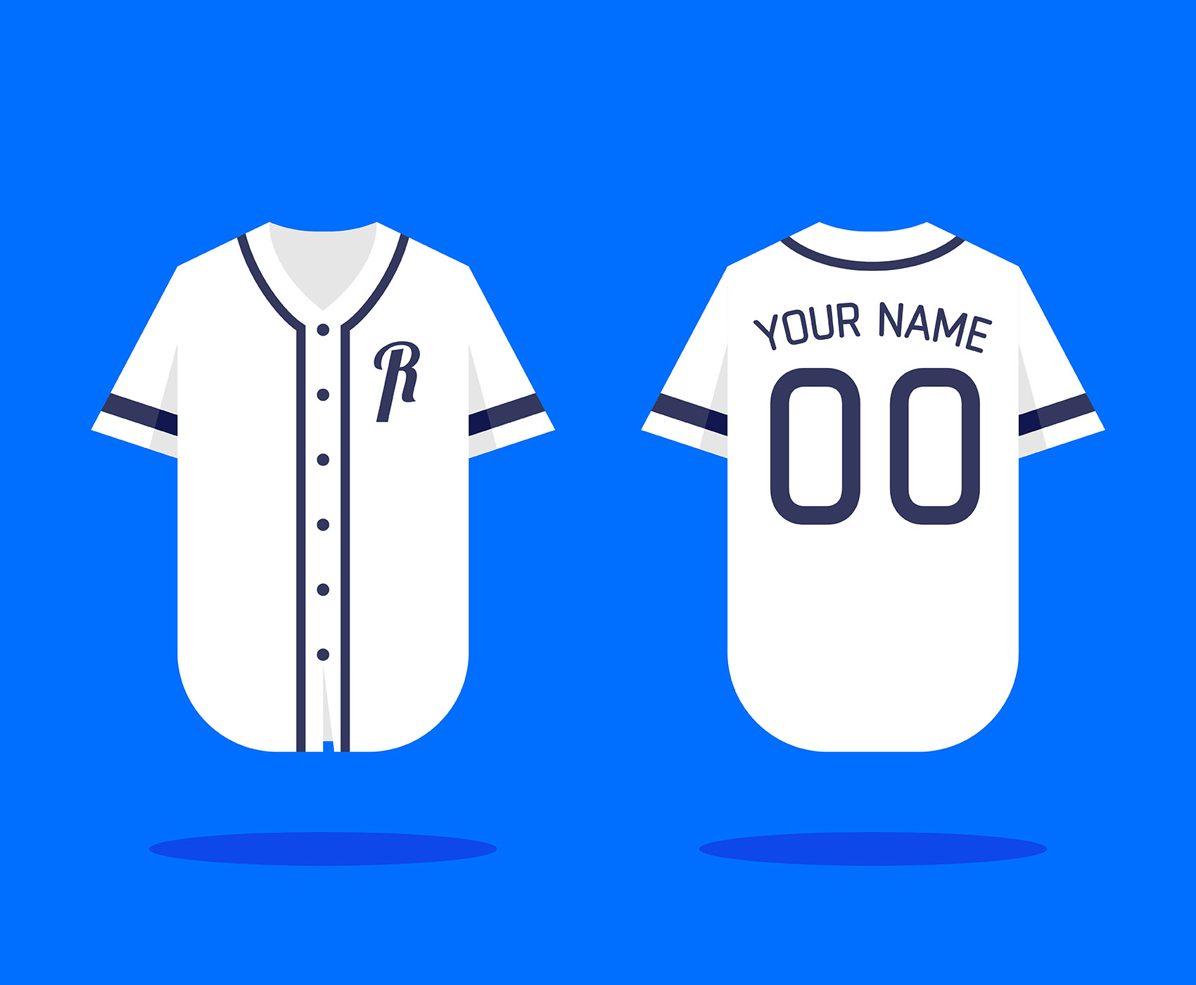 Download Baseball Jersey Mockup Vector Art Icons And Graphics For Free Download Free Mockups