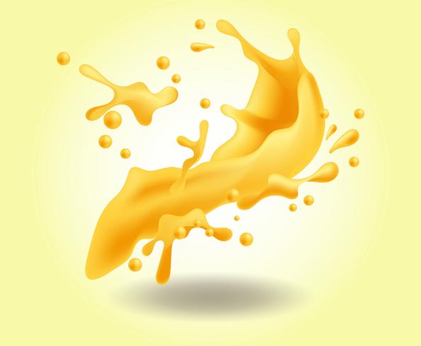 Realistic Liquid Splash vector