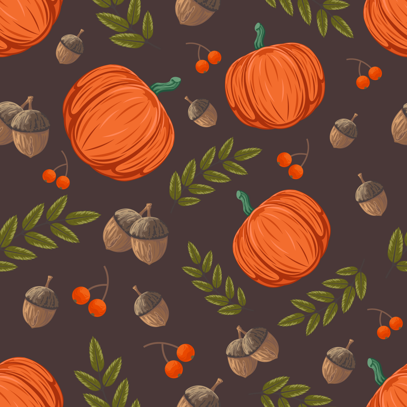 Download Fall Pattern 236641 Vector Art at Vecteezy